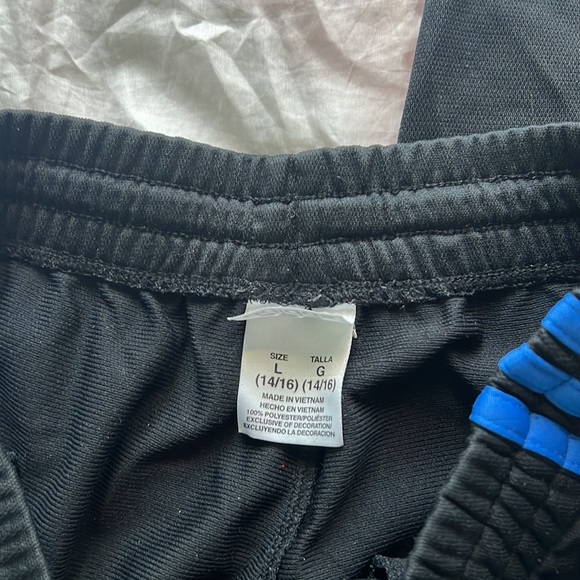 Youth Adidas Royal Blue/Black Track Pants - Picture 3 of 7